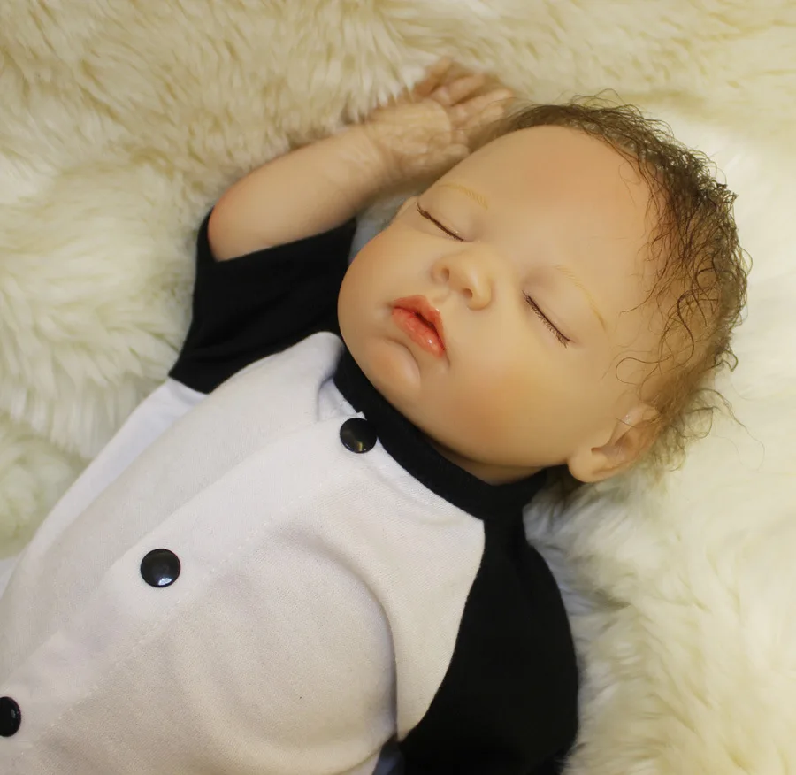 OtardDolls Bebe Reborn Dolls 18 inch Reborn Baby Doll Soft Vinyl Silicon Newborn Doll bonecas Panda Clothes For Children Gifts
OtardDolls Bebe Reborn Dolls 18 inch Reborn Baby Doll Soft Vinyl Silicon Newborn Doll bonecas Panda Clothes For Children Gifts