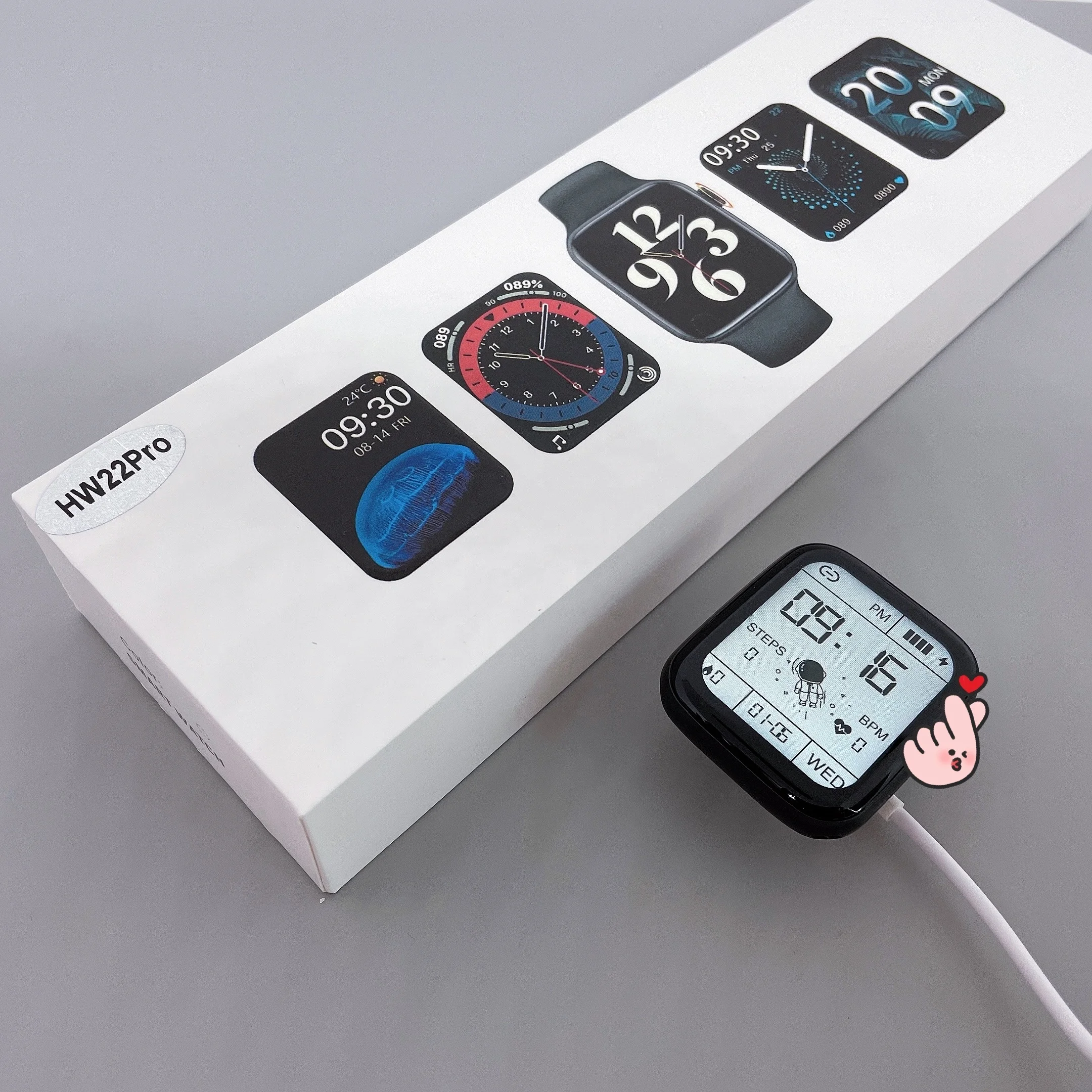 HW22 Pro Smartwatch Call Heart rate Monitoring Sport Games Series 6 Fitness Watch With 4 UI Surface Rotate Side button
HW22 Pro Smartwatch Call Heart rate Monitoring Sport Games Series 6 Fitness Watch With 4 UI Surface Rotate Side button