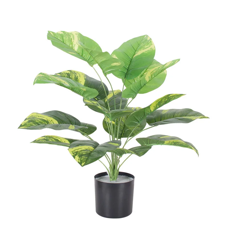 Home Decoration Artificial Green Plant Artificial Scindapsus Aureus Plant