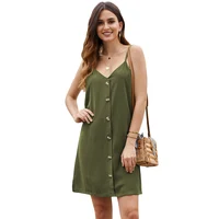 2019 OEM Button Girls' Dress Women V-neck Strapless Dresses Summer Ladies Sexy Casual Dress Clothes
2019 OEM Button Girls' Dress Women V-neck Strapless Dresses Summer Ladies Sexy Casual Dress Clothes
