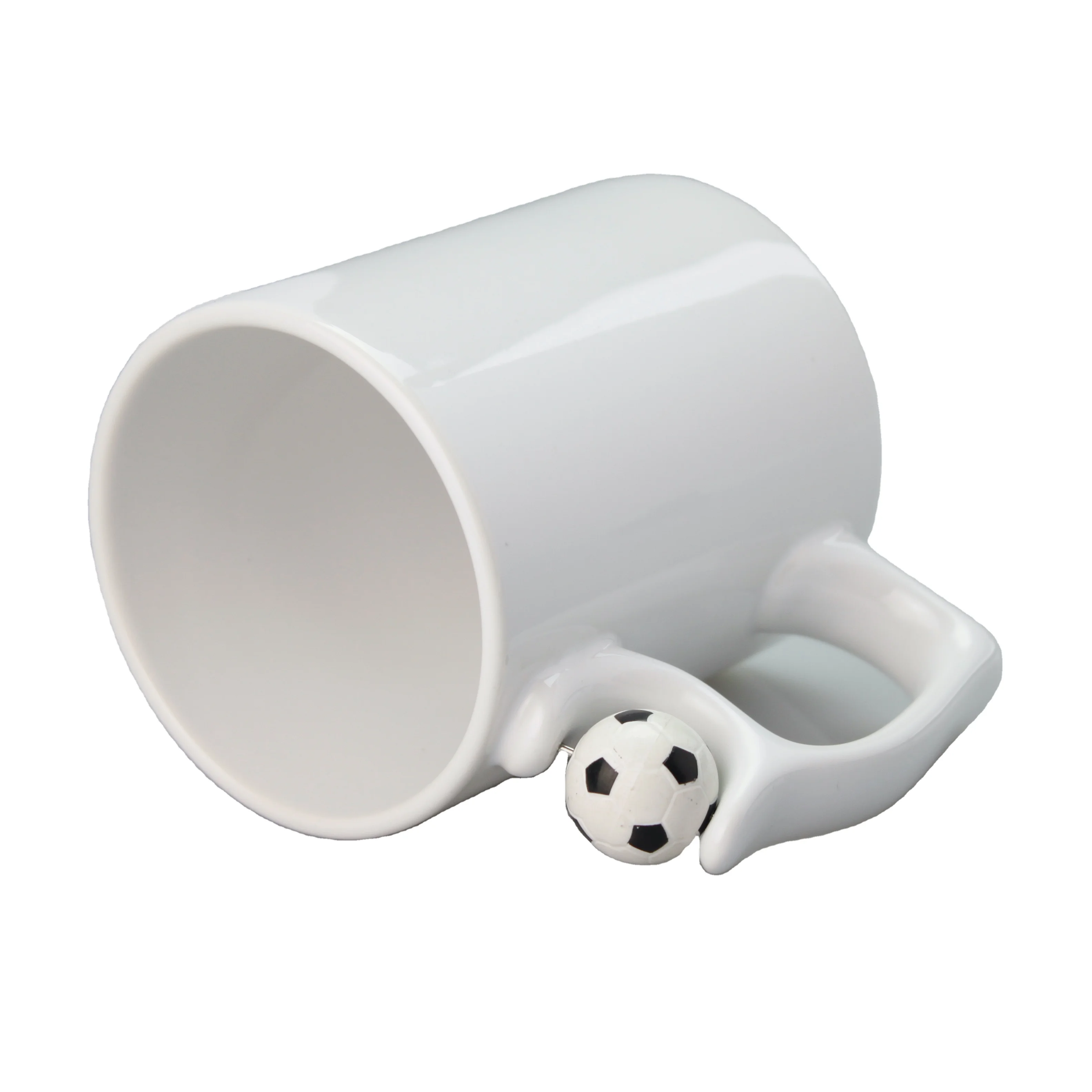 11oz Ceramic Soccer Mug for Sublimation Porcelain Coffee Mug Logo Printed Personality Creative Mug Sustainable, White color
11oz Ceramic Soccer Mug for Sublimation Porcelain Coffee Mug Logo Printed Personality Creative Mug Sustainable, White color