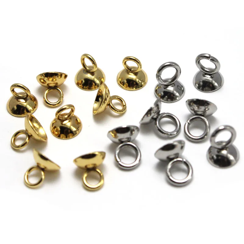 Stainless Steel Metal Tone Screw Eyes Bails Beads Cap Fit Glass Wishing Bottle Pendant Caps
Stainless Steel Metal Tone Screw Eyes Bails Beads Cap Fit Glass Wishing Bottle Pendant Caps