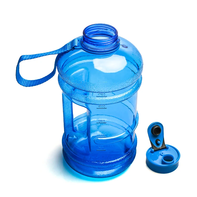 2.2L Half Gallon Sport Water Bottle Transparent Large Capacity PETG Plastic Water Bottle, Customized color
2.2L Half Gallon Sport Water Bottle Transparent Large Capacity PETG Plastic Water Bottle, Customized color