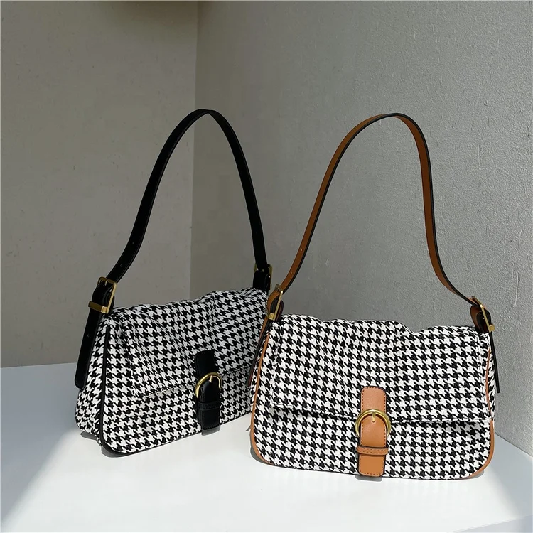 Casual women's hand carry bag simple popular plaid canvas shoulder bag large capacity rectangular fashion bag
Casual women's hand carry bag simple popular plaid canvas shoulder bag large capacity rectangular fashion bag