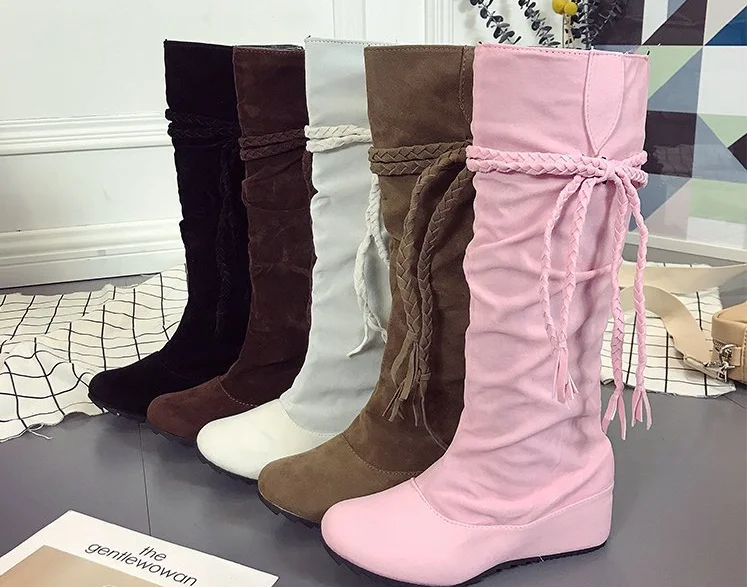 HS-001 2020 Autumn New Fashion Tassel Increase Round Head Knee High Boots Women fall boots Shoes Pure Color boots
HS-001 2020 Autumn New Fashion Tassel Increase Round Head Knee High Boots Women fall boots Shoes Pure Color boots