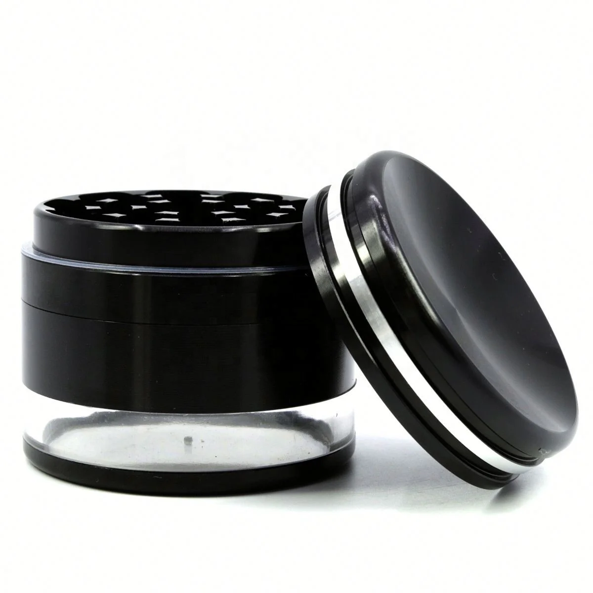 New Diameter 4-piece Aluminum Alloy Transparent Cover Dry Herb Grinder jhcentury, Picture
New Diameter 4-piece Aluminum Alloy Transparent Cover Dry Herb Grinder jhcentury, Picture