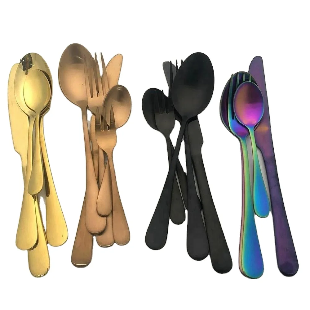 Inox besteck couverts cubiertos talheres vaisselle stainless steel cutlery set Best selling bulk gold plated flatware wholesale, Black;silver;gold;copper
Inox besteck couverts cubiertos talheres vaisselle stainless steel cutlery set Best selling bulk gold plated flatware wholesale, Black;silver;gold;copper