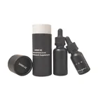 matte black frosted glass dropper bottle 15ml 30ml