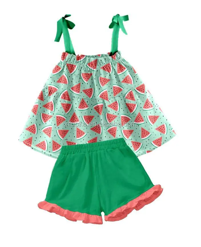 Sweet Toddler Milk Silk Clothing With Cotton Shorts Sleeveless Sets Summer Waterlemon Printed Fashion Outfits, Picture
Sweet Toddler Milk Silk Clothing With Cotton Shorts Sleeveless Sets Summer Waterlemon Printed Fashion Outfits, Picture