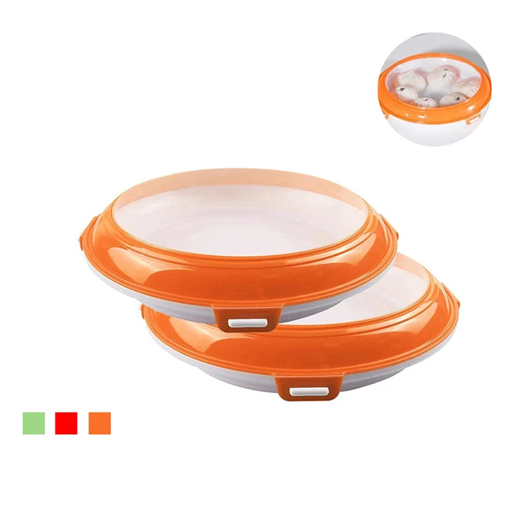 High Quality Reusable Keeping Fresh Creative Food Storage Plastic Food Preservation Tray, Multi
High Quality Reusable Keeping Fresh Creative Food Storage Plastic Food Preservation Tray, Multi