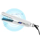 Custom logo flat irons titanium wholesale private label lisseur