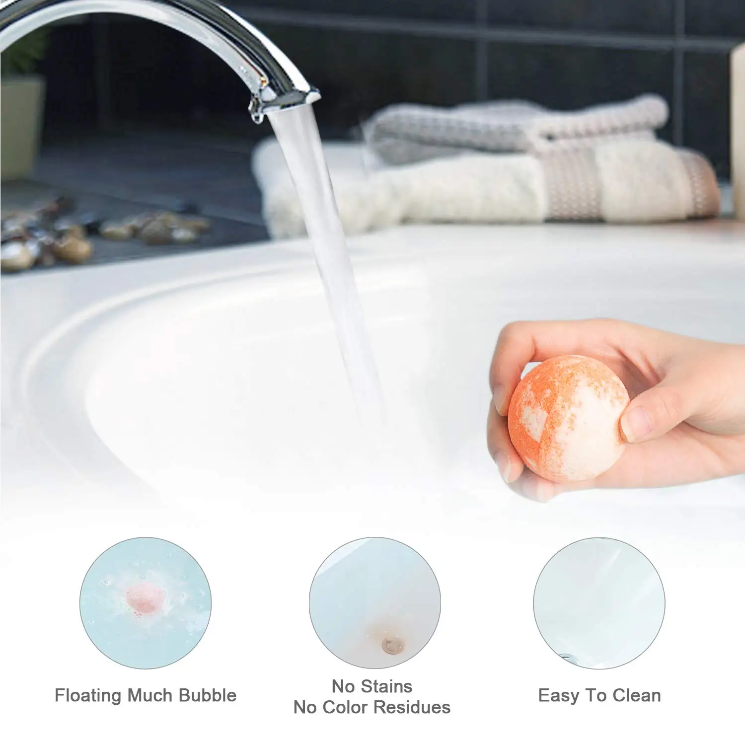 all natural wholesale organic bath bombs gift set