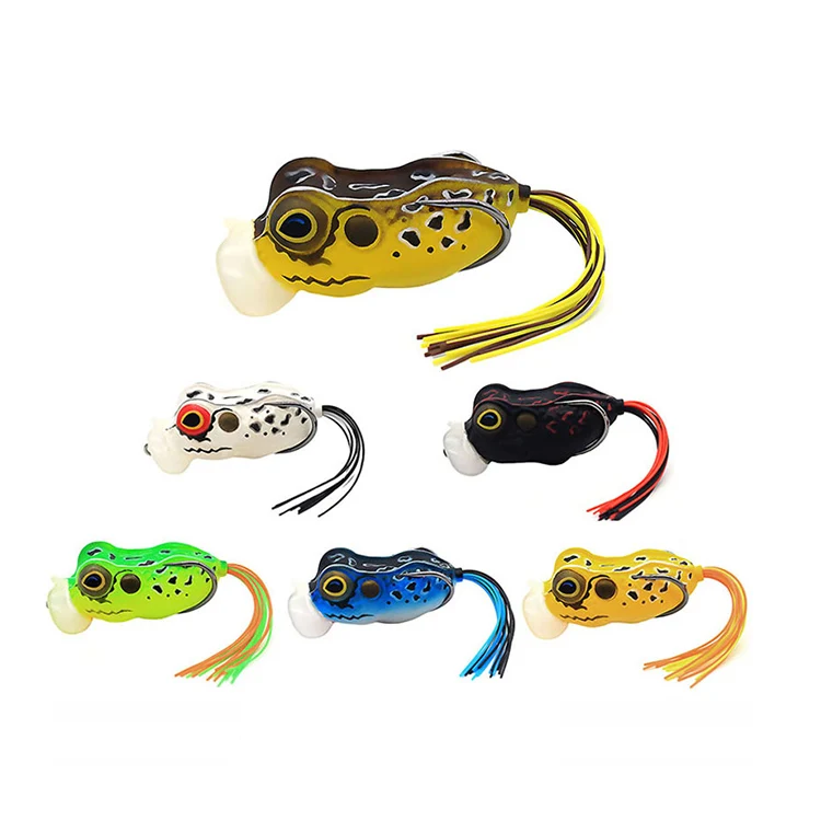 12.5g soft plastic Artificial Frog Fishing Lures kingfrog Bionic Bait Double Hook Top Water Floating
12.5g soft plastic Artificial Frog Fishing Lures kingfrog Bionic Bait Double Hook Top Water Floating