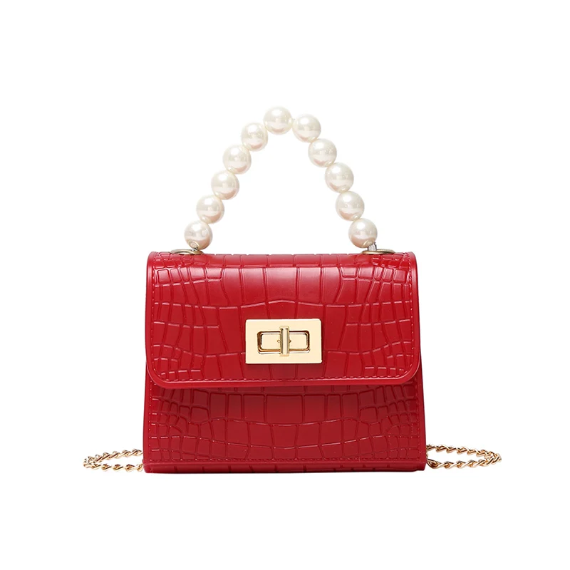 SL103 10 New summer small fresh jelly bag fashion ladies pearl portable shoulder messenger bag wholesale women handbags
SL103 10 New summer small fresh jelly bag fashion ladies pearl portable shoulder messenger bag wholesale women handbags