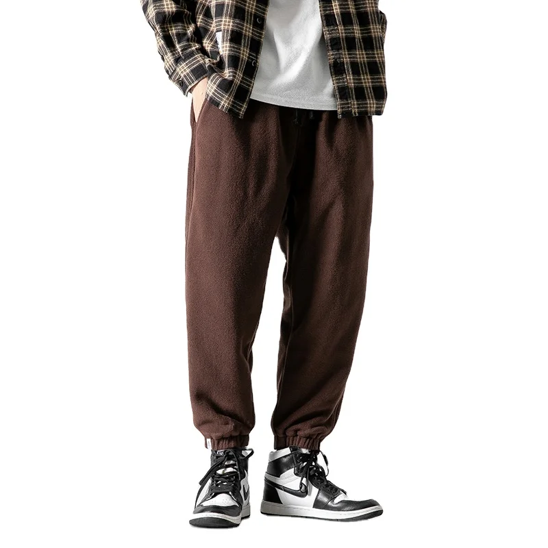 Trend autumn/winter sports pants plus fleece harness foot pants shake grain fleece men's pants & trousers, Customized color
Trend autumn/winter sports pants plus fleece harness foot pants shake grain fleece men's pants & trousers, Customized color