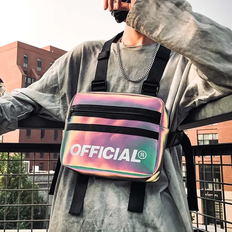Custom big cross body outdoor Tide cool fashion sports sling men Fanny Pack Chest Bag Shoulder Bag unisex vest chest bag, Customized color
Custom big cross body outdoor Tide cool fashion sports sling men Fanny Pack Chest Bag Shoulder Bag unisex vest chest bag, Customized color
