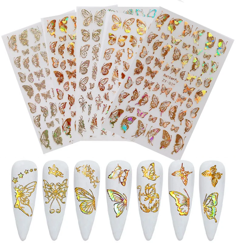 New Arrival Silver Glitter Laser Gold 3D Mariposa Butterfly Autocollant Nail Art Sticker Decals Pegatina Decor, Colorful
New Arrival Silver Glitter Laser Gold 3D Mariposa Butterfly Autocollant Nail Art Sticker Decals Pegatina Decor, Colorful