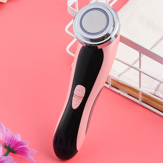Ultrasonic with led light ions ice warm ion massager ionic massag facial massage beauty instrument kit, White/pink
Ultrasonic with led light ions ice warm ion massager ionic massag facial massage beauty instrument kit, White/pink