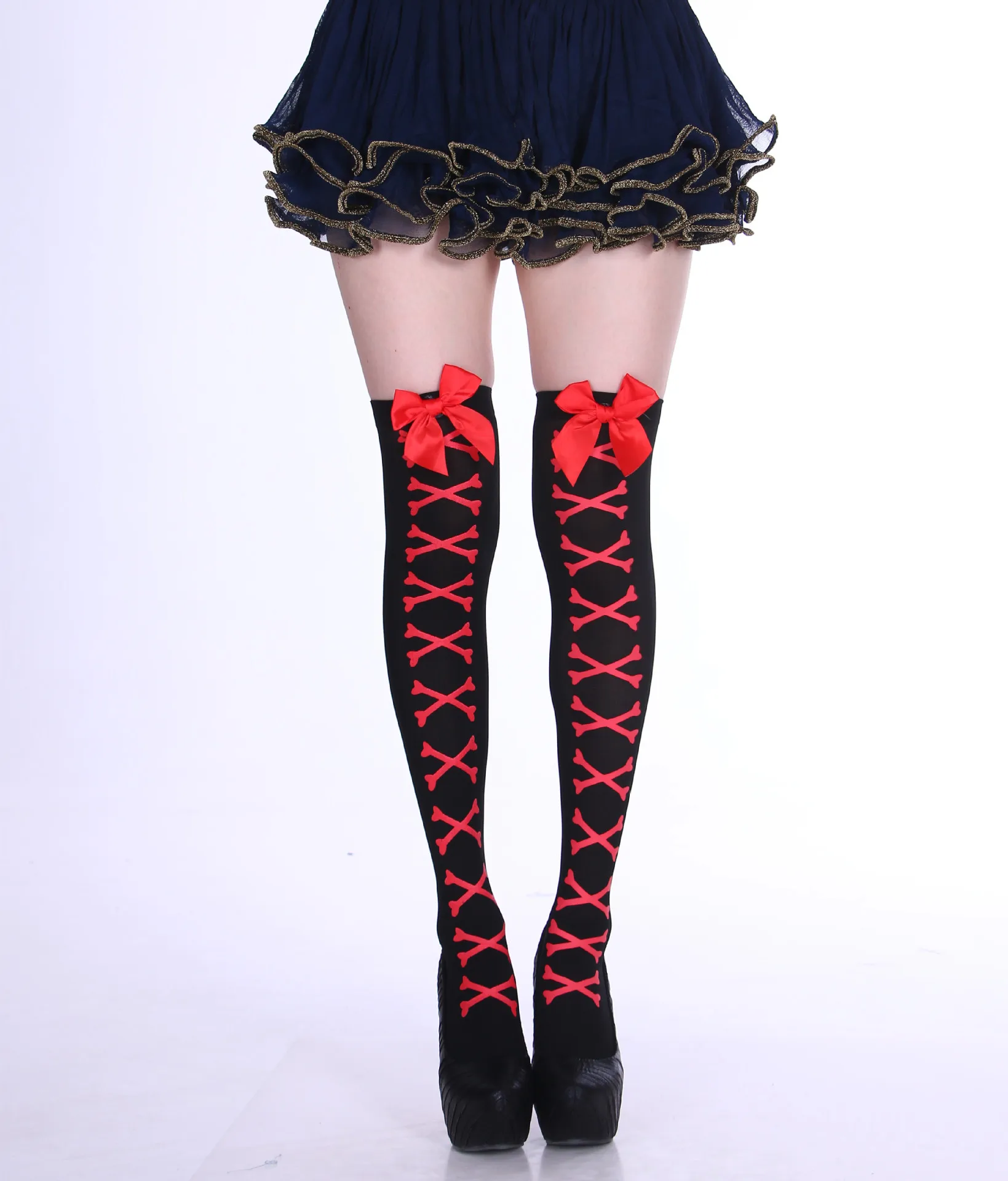 Custom Design Women Nylon Legs Sexy Plus Bow Masquerade Stockings Bow Thigh High Fishnet Stockings Halloween Christmas Stockings
Custom Design Women Nylon Legs Sexy Plus Bow Masquerade Stockings Bow Thigh High Fishnet Stockings Halloween Christmas Stockings