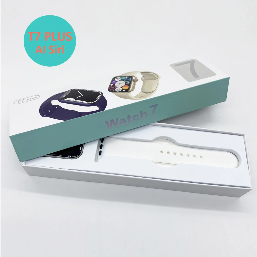 Hot selling T7Plus Smart Watch 1.75Inch Full Touch Blood Oxygen Heart Rate IP67 Waterproof Fitness Tracker Smartwatch T7 Plus
Hot selling T7Plus Smart Watch 1.75Inch Full Touch Blood Oxygen Heart Rate IP67 Waterproof Fitness Tracker Smartwatch T7 Plus