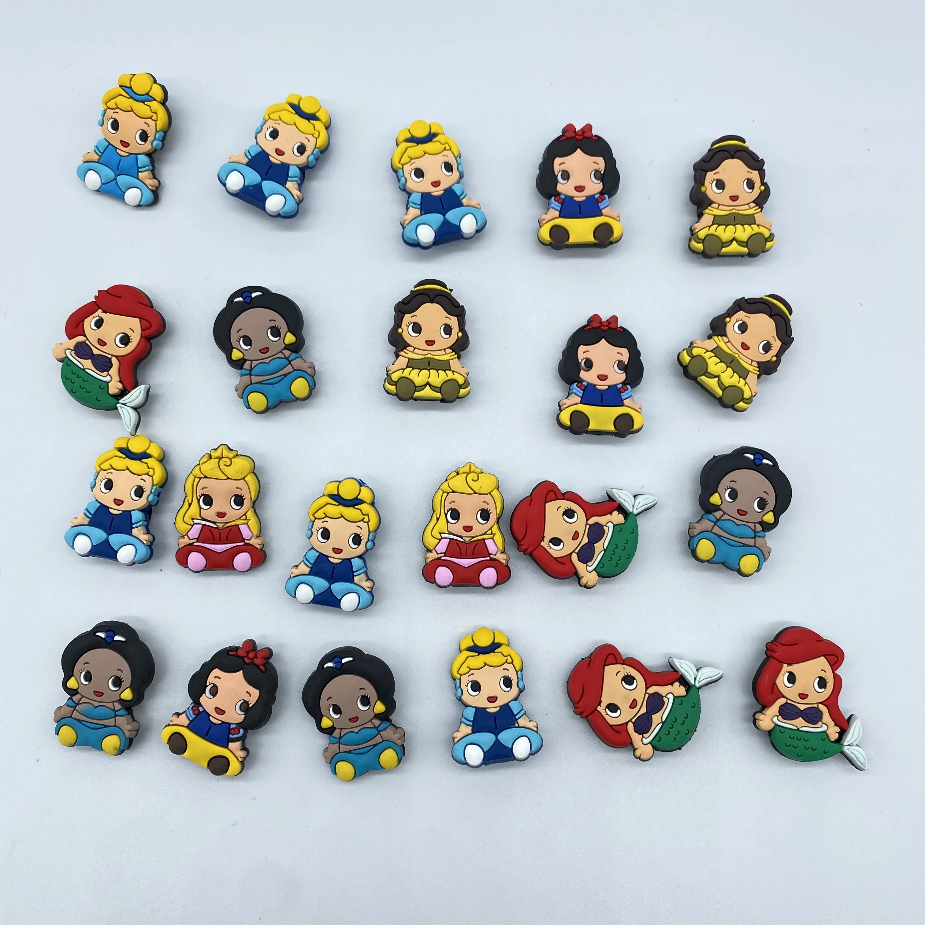 100pcs+ princess shoe accessories design custom party gifts children's Snow White shoe decorations croc charms shoe charms
100pcs+ princess shoe accessories design custom party gifts children's Snow White shoe decorations croc charms shoe charms