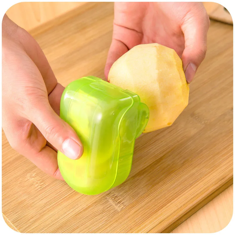 Vegetable Peeler - Best Catch All Container with Good Sturdy Grips Kitchen Gadget for No Mess Peeling, Empty Container and Peel, Colors
Vegetable Peeler - Best Catch All Container with Good Sturdy Grips Kitchen Gadget for No Mess Peeling, Empty Container and Peel, Colors