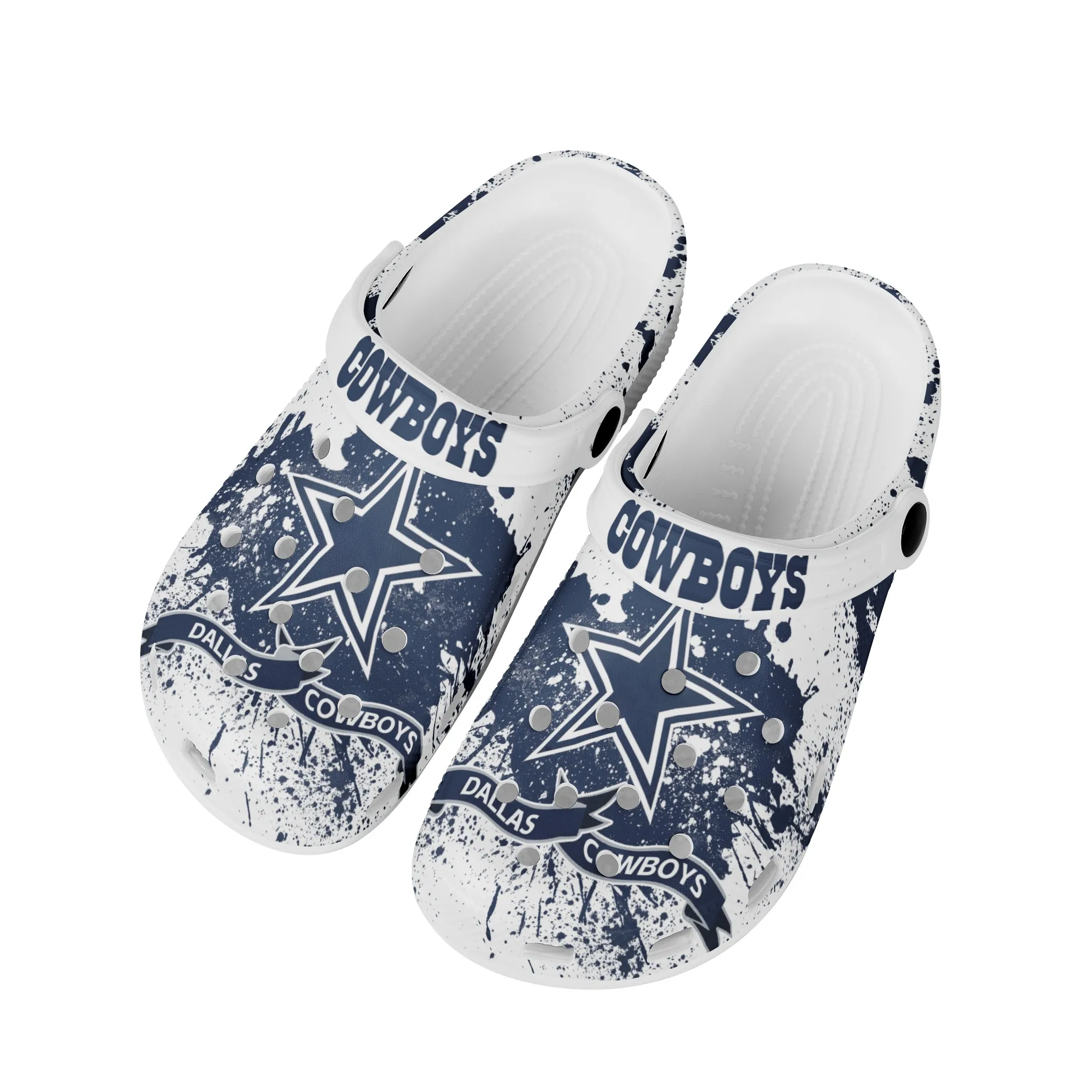 Hot Sale NFL Dallas Cowboys Teams Clogs Shoes Non-slip Lightweight Eva Breathable Sandals Women Clogs Platform Unisex Sandals
Hot Sale NFL Dallas Cowboys Teams Clogs Shoes Non-slip Lightweight Eva Breathable Sandals Women Clogs Platform Unisex Sandals