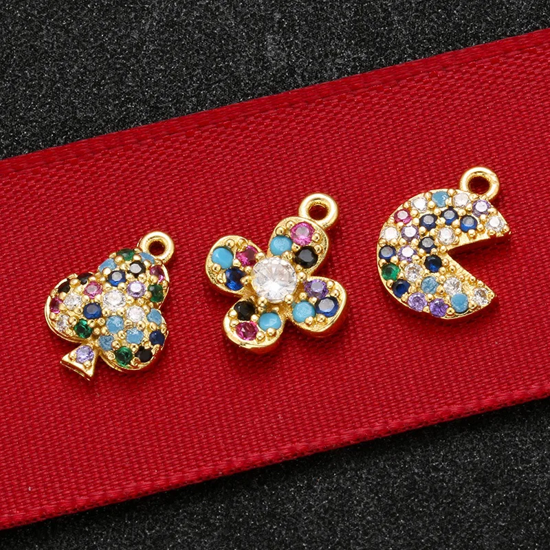 CZ7884 Chic Mini Rainbow Diamond Jewelry Charm Small CZ Micro Pave Flower Tree Bracelet Charms
CZ7884 Chic Mini Rainbow Diamond Jewelry Charm Small CZ Micro Pave Flower Tree Bracelet Charms