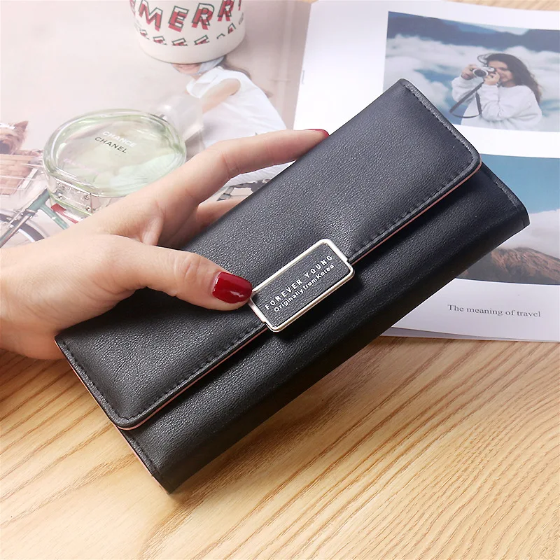 Wholesale price Hot sale monochromatic purses and handbags long minimalist wallet for ladies, 6 colors
Wholesale price Hot sale monochromatic purses and handbags long minimalist wallet for ladies, 6 colors