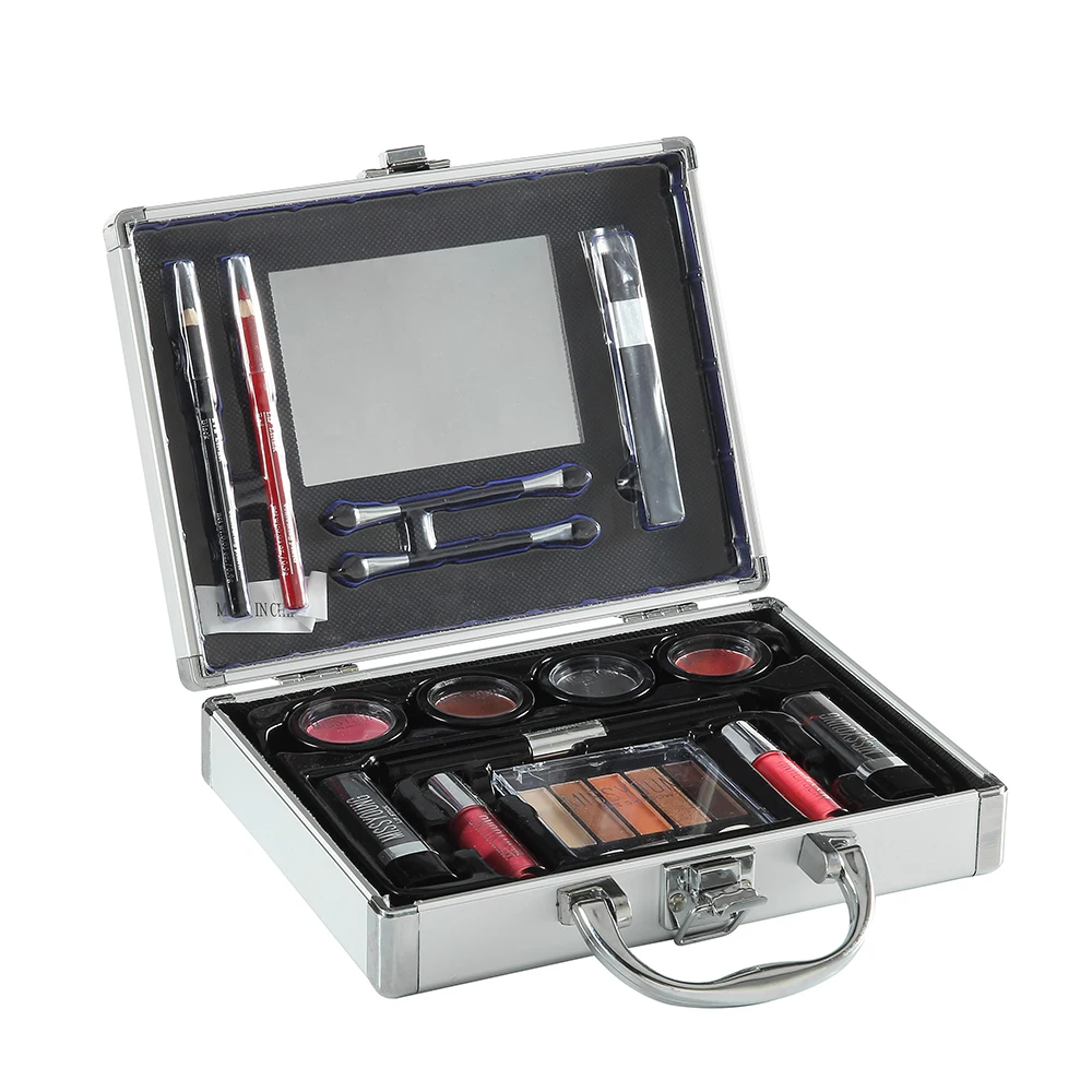 Ready to Ship Big Aluminum Box Makeup Palette Set with Makeup Set Professional 
Ready to Ship Big Aluminum Box Makeup Palette Set with Makeup Set Professional