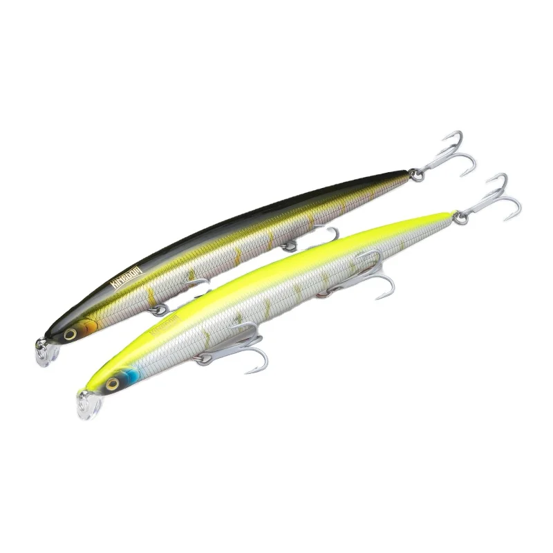 KINGDOM 5333S Minnow Big Fish Bait 18Cm/33G Artificial fishing minnow lure Spin Fishing Trolling Lure, 6 colors
KINGDOM 5333S Minnow Big Fish Bait 18Cm/33G Artificial fishing minnow lure Spin Fishing Trolling Lure, 6 colors