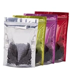 Stand Up Pouch Bag Stand Up Bags Color Printed Clear Front Aluminum Foil Stand Up Pouch Candy Packaging Bag