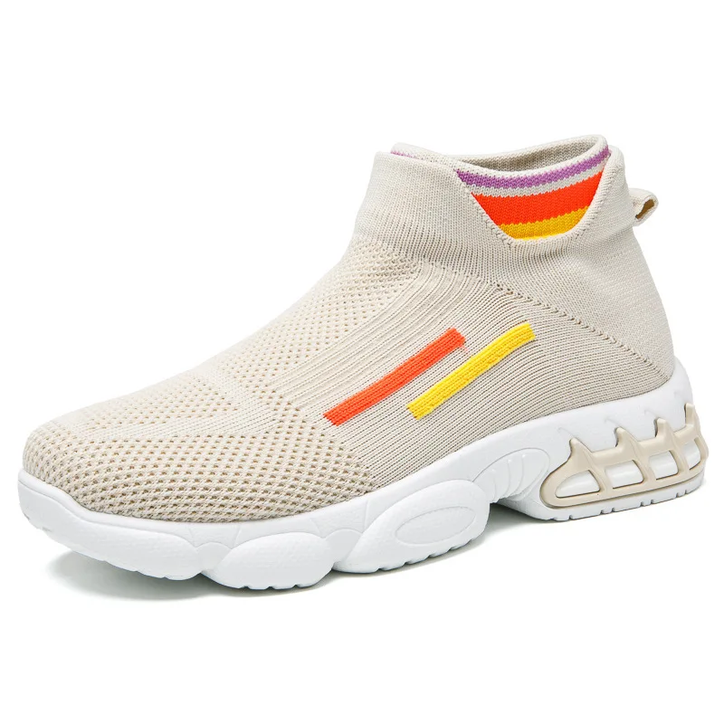 Ladies Custom Running shoes Fashion Fly weave Breathable Hollow Lace-Up Women Sports Platform Sneakers
Ladies Custom Running shoes Fashion Fly weave Breathable Hollow Lace-Up Women Sports Platform Sneakers