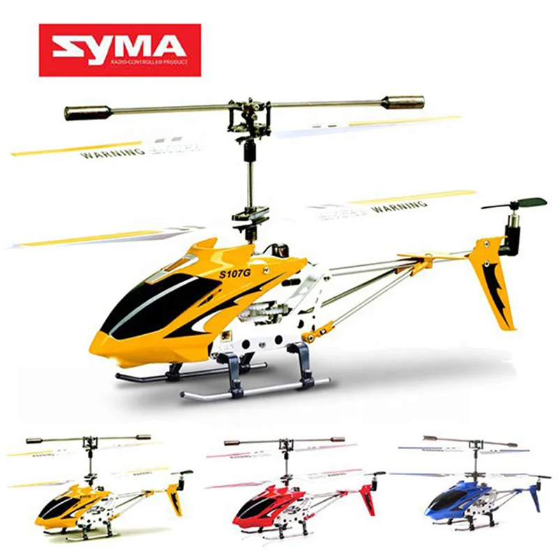 Original Syma S107G Mini RC Helicopter 3CH Remote Control Helicopter Drone Aircraft Radio Control Toys Airplane, Blue/red/yellow
Original Syma S107G Mini RC Helicopter 3CH Remote Control Helicopter Drone Aircraft Radio Control Toys Airplane, Blue/red/yellow