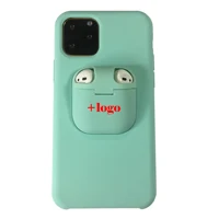 2 in 1Cute Silicone Phone Case liquid silicone with logo phone case with for airpods holder for iphone 7 8 x xs 11pro max
2 in 1Cute Silicone Phone Case liquid silicone with logo phone case with for airpods holder for iphone 7 8 x xs 11pro max