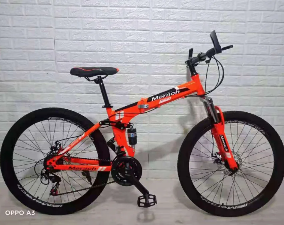 26 inch good quality full suspension mtb bicycle folding mountain bike for wholesale, 5 colors for option
26 inch good quality full suspension mtb bicycle folding mountain bike for wholesale, 5 colors for option