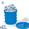 Portable Beverage Champagne Beer Bottle Bar Accessories Large Branded Silicone Ice Cube Maker Bucket