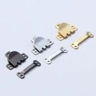 custom silver color adjustable copper metal pants trouser hook and eye bar