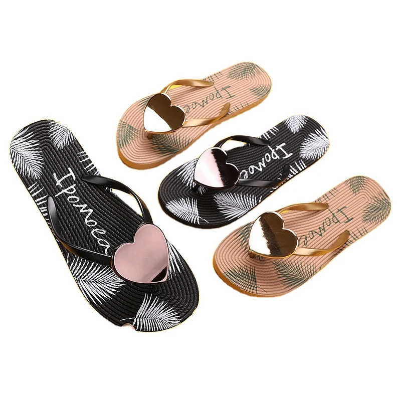Wholesale 2021 new heart-shaped summer women gold black non-slip bohemian beach shoes flip flops slippers
Wholesale 2021 new heart-shaped summer women gold black non-slip bohemian beach shoes flip flops slippers