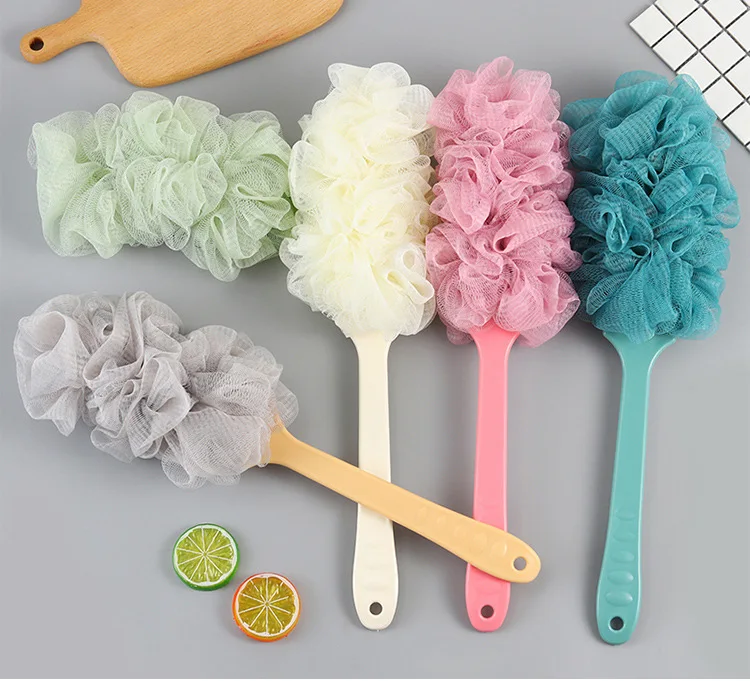 Hot selling bath loofahs body soft mesh sponge colorful bath sponge economical long handle
Hot selling bath loofahs body soft mesh sponge colorful bath sponge economical long handle