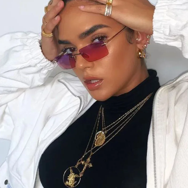 2021 New Arrivals wholesale women small square sunglasses Rimless high fashion metal Sunglasses
2021 New Arrivals wholesale women small square sunglasses Rimless high fashion metal Sunglasses