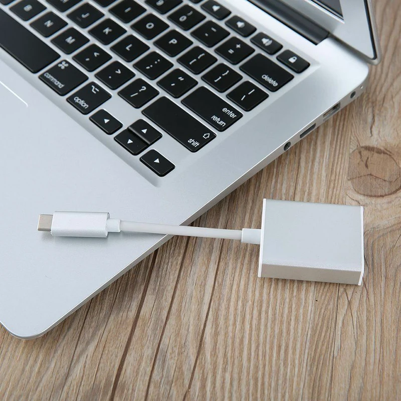 USB 3.1 Type C To VGA Adapter Connecting Digital Cable Reversible For Macbook 12 Inch Converter Adapters - ANKUX.COM