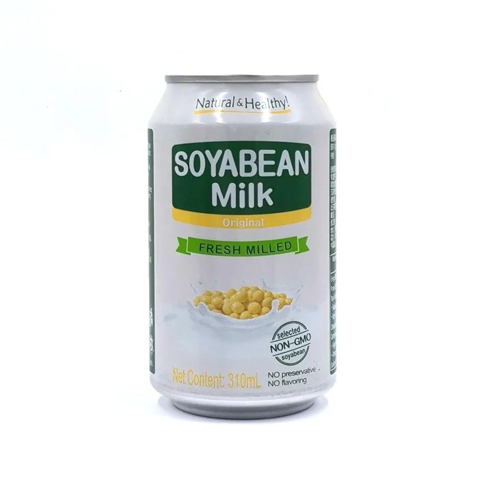 fresh 310ml canned soyabean milk drink