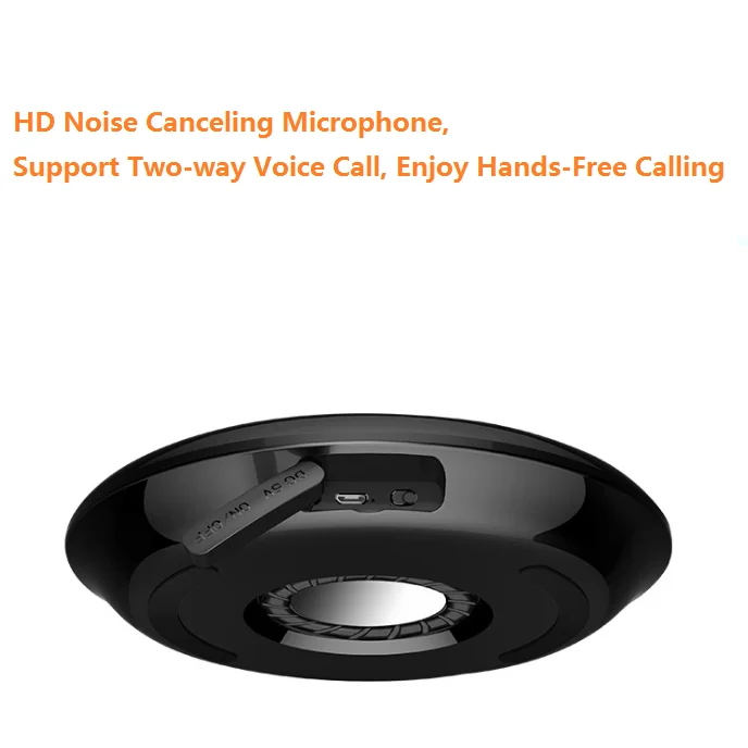 Hands-free Touch TWS Waterproof IPX6 Floating Wireless Bluetooth Speaker With Illuminate LOGO - ANKUX.COM