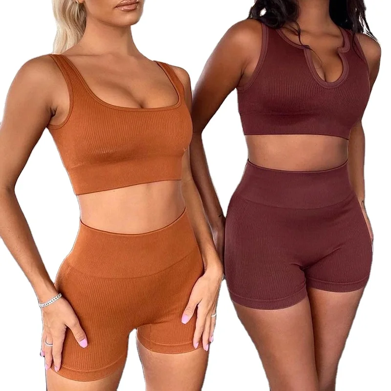High Quality Solid Color Quick Dry Two Piece Shorts Tie Dye Yoga Set For Women 2 Piece
High Quality Solid Color Quick Dry Two Piece Shorts Tie Dye Yoga Set For Women 2 Piece