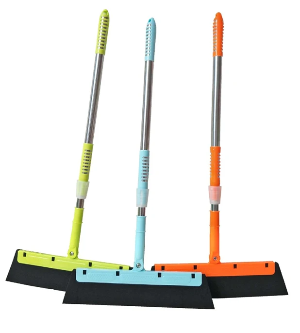 P1293 Stainless steel telescopic rod wide plate bathroom wall glass cleaning scraper, Colors
P1293 Stainless steel telescopic rod wide plate bathroom wall glass cleaning scraper, Colors