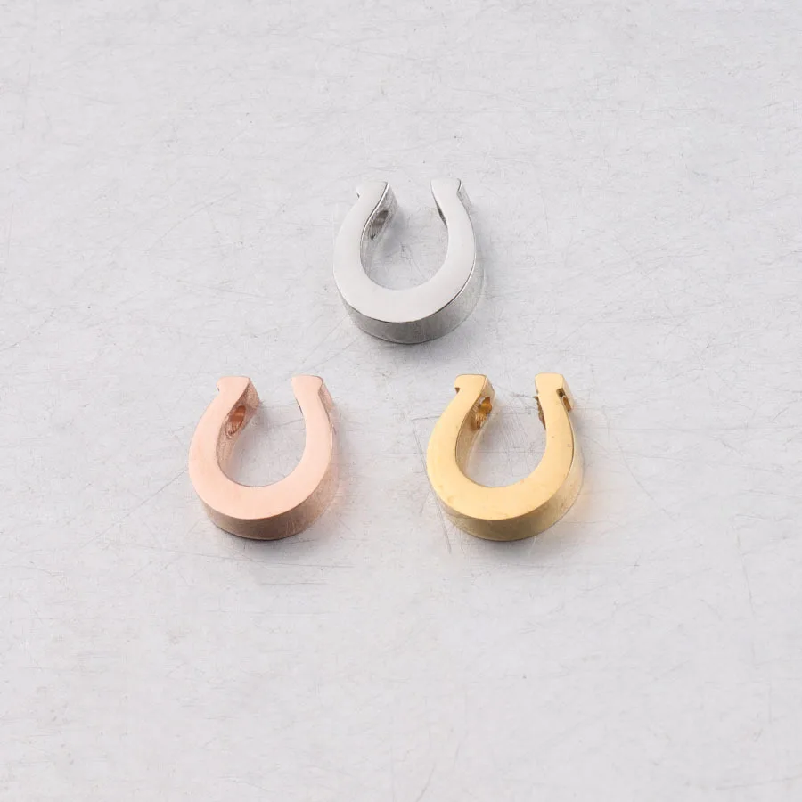 DIY Making Gold/Rose Gold/Silver Plated Stainless Steel Horseshoe Metal Accessories Jewelry Charm Pendant
DIY Making Gold/Rose Gold/Silver Plated Stainless Steel Horseshoe Metal Accessories Jewelry Charm Pendant