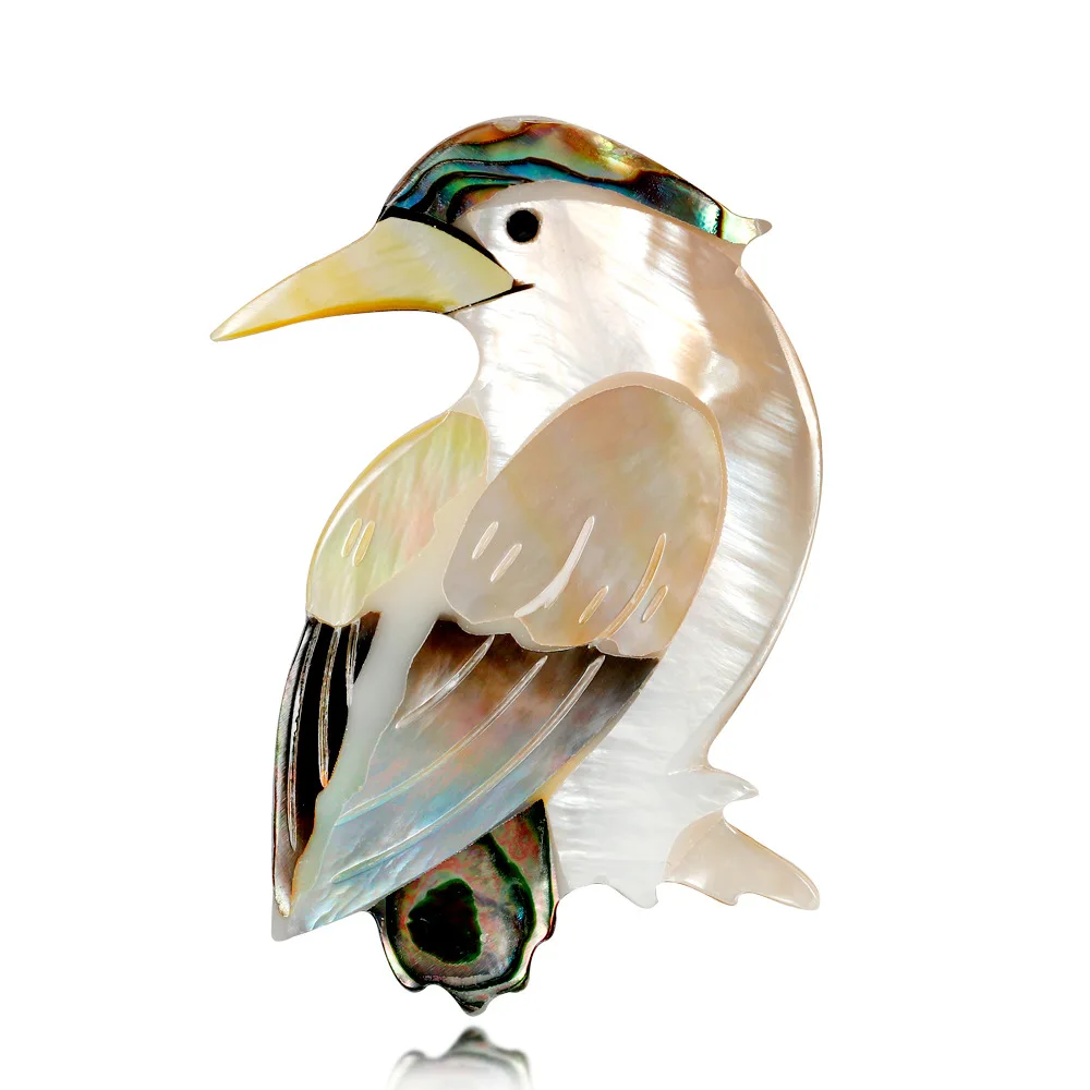 2021 Hot Custom European and American popular retro bird brooch simple shell women's animal brooch, As picture
2021 Hot Custom European and American popular retro bird brooch simple shell women's animal brooch, As picture