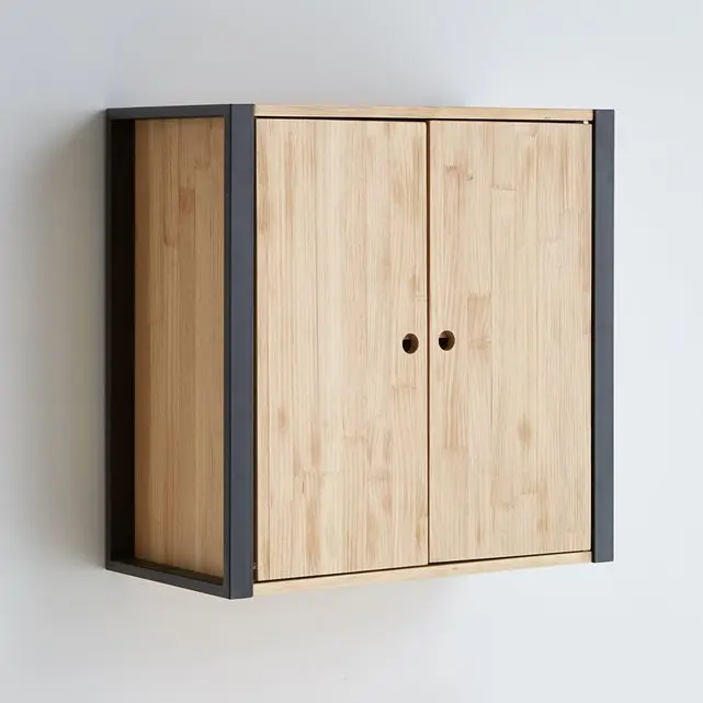 Деревянный обшитый стеной кухонный шкаф для хранения с 2 дверями Homex_BSCI Factory