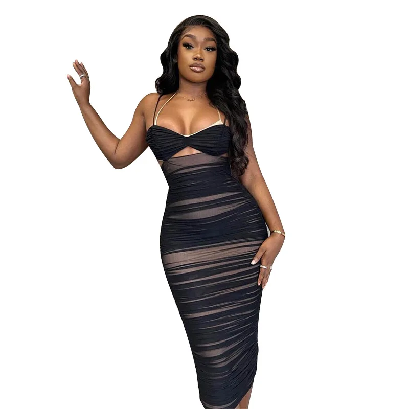 2021 new arrivals summer collection women spaghetti strap women sexy mesh casual dresses
2021 new arrivals summer collection women spaghetti strap women sexy mesh casual dresses